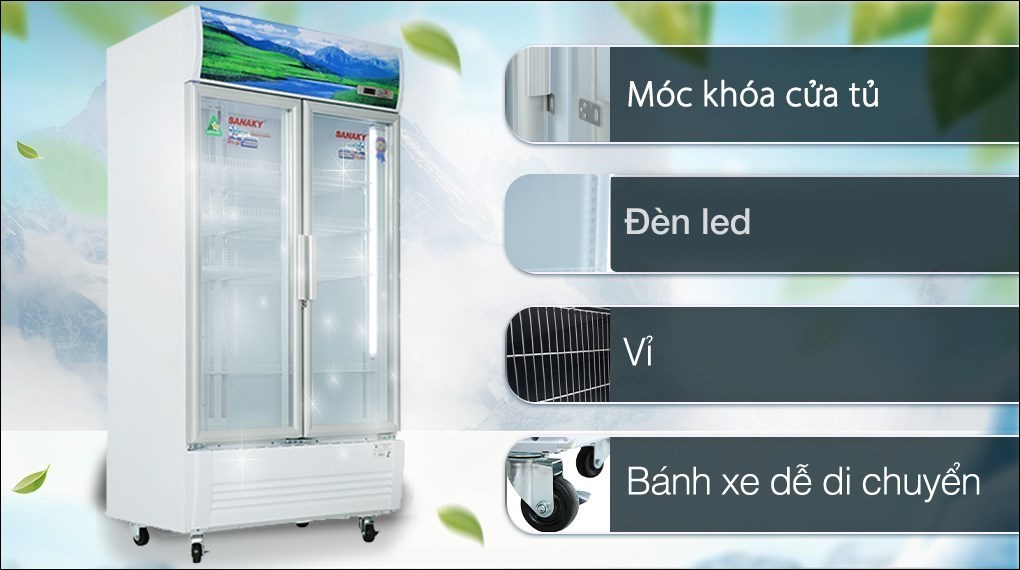 Tủ mát Sanaky Inverter 900 lít VH-1009HP3, Điện máy Hoàng Thái quận 12
