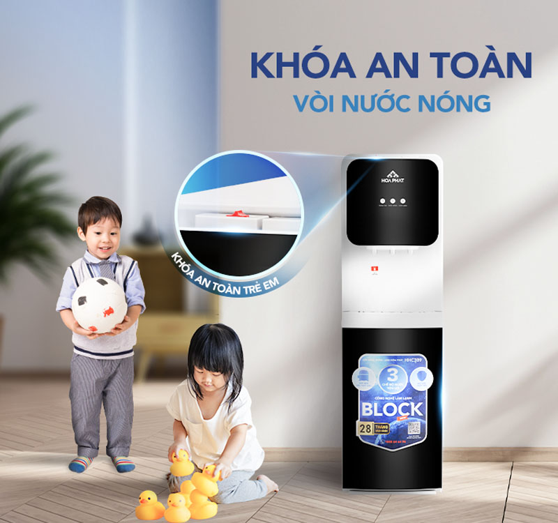 Cây nước nóng lạnh hút bình Hòa Phát HHC389. Điện máy Hoàng Thái quận 12