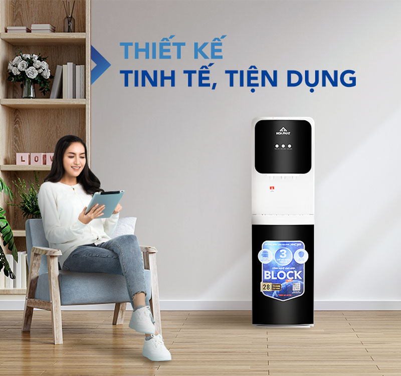 Cây nước nóng lạnh hút bình Hòa Phát HHC389. Điện máy Hoàng Thái quận 12