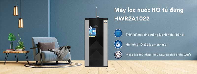 Máy lọc nước RO tủ đứng Hòa Phát HWR2A1022/HWR2B1022, Điện máy Hoàng Thái quận 12