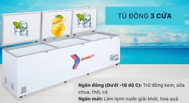 Tủ đông Sanaky, Điện máy Hoàng Thái quận 12