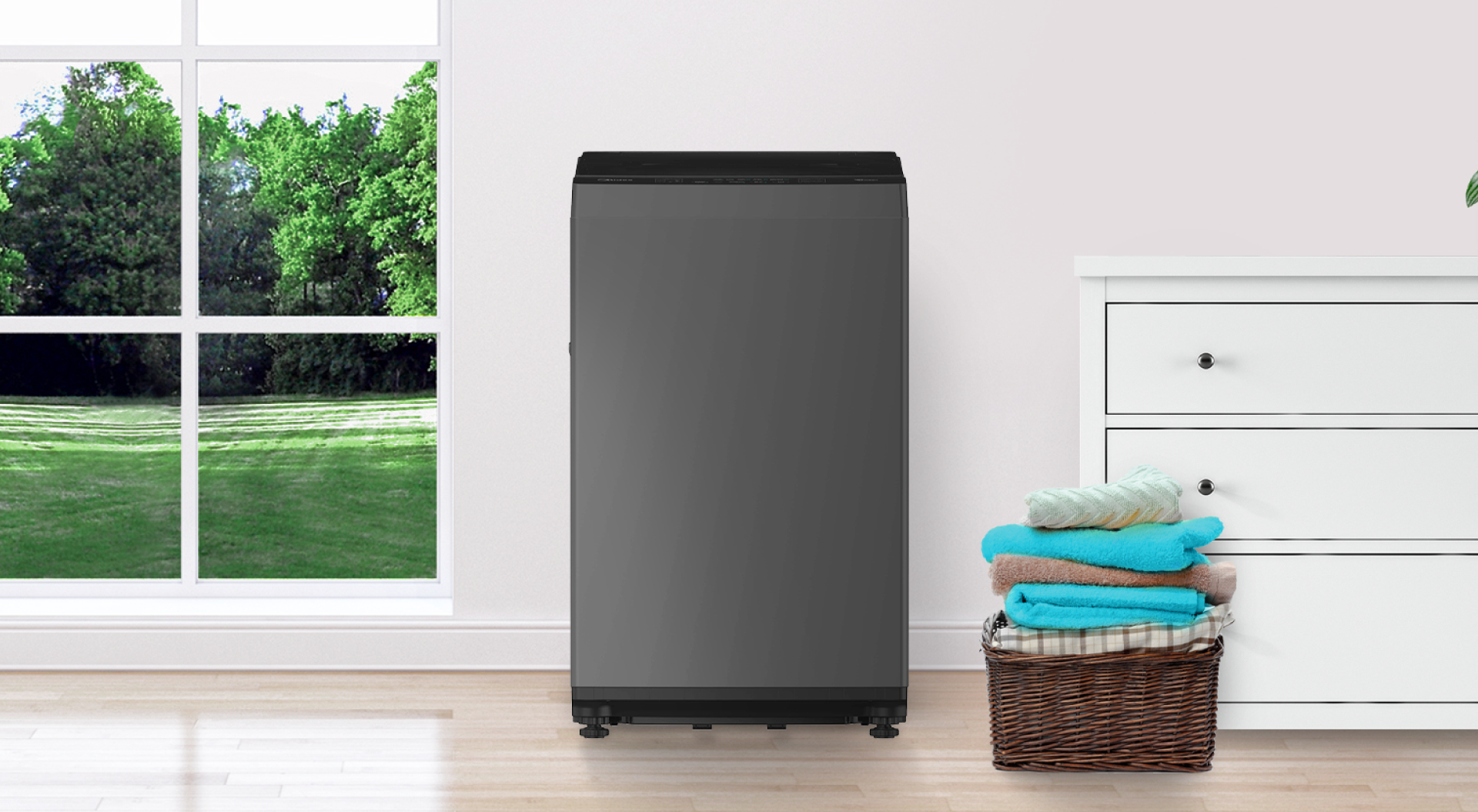 Máy giặt Casper 8 kg WT-8NG2, Điện máy Hoàng Thái
