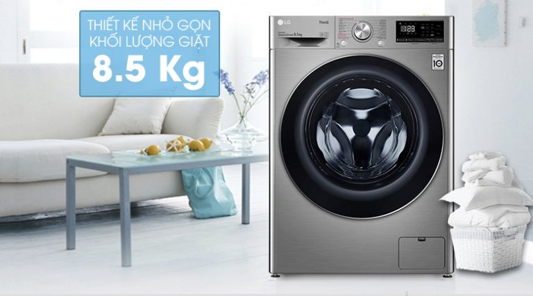 Máy giặt LG Inverter 8.5 KG, điện máy Hoàng Thái quận 12