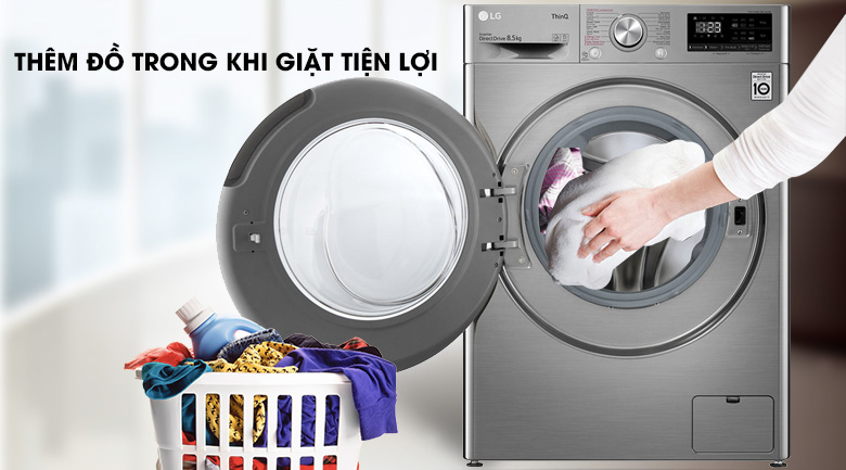 Máy giặt LG Inverter 8.5 KG, điện máy Hoàng Thái quận 12