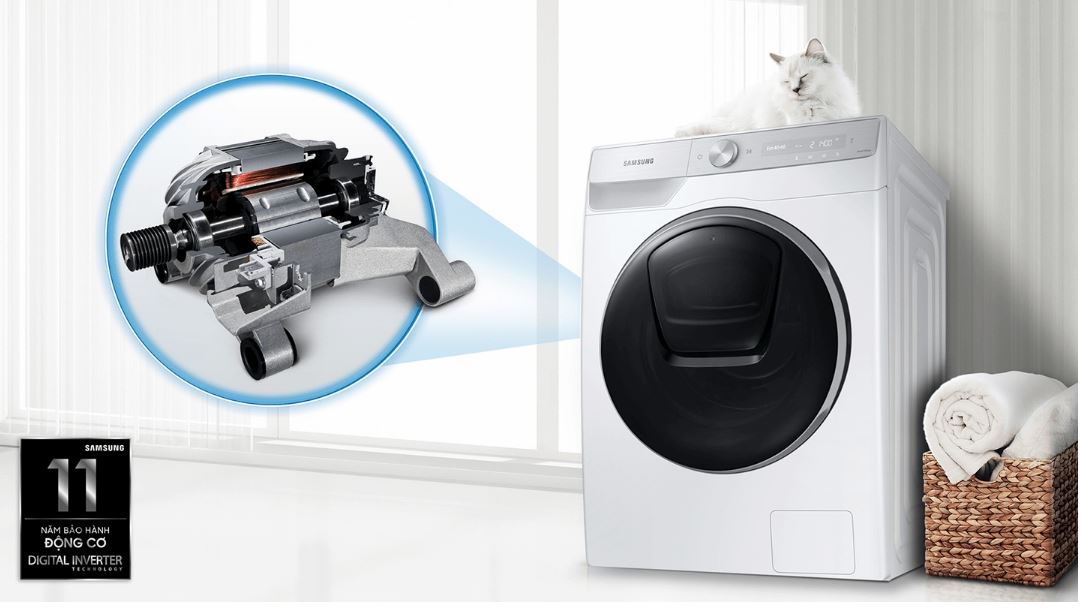 Máy giặt sấy Samsung 9.5 KG, điện máy Hoàng Thái quận 12