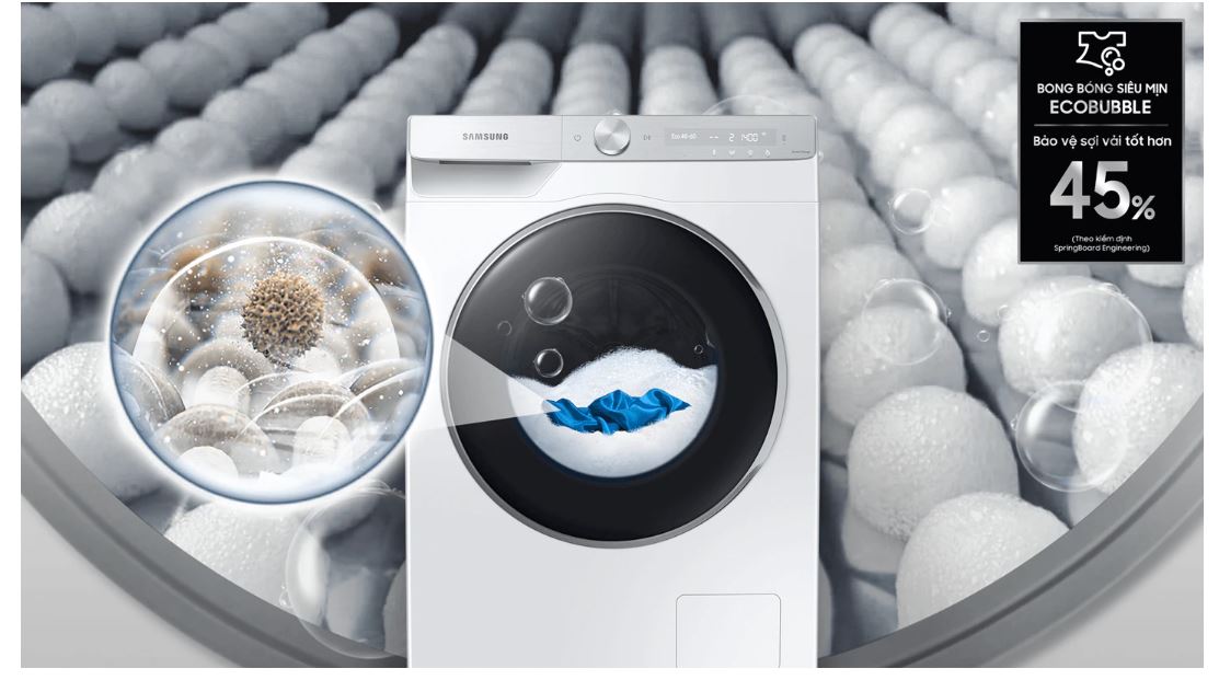 Máy giặt sấy Samsung 9.5 KG, điện máy Hoàng Thái quận 12