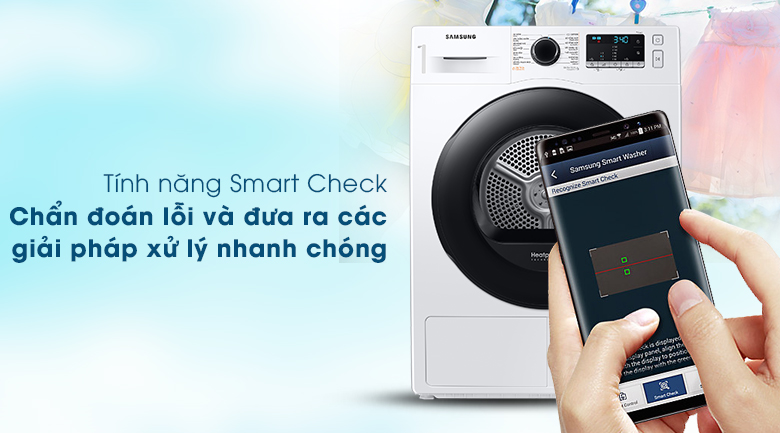 Máy sấy bơm nhiệt Samsung Inverter 9.0 KG, Điện máy Hoàng Thái quận 12