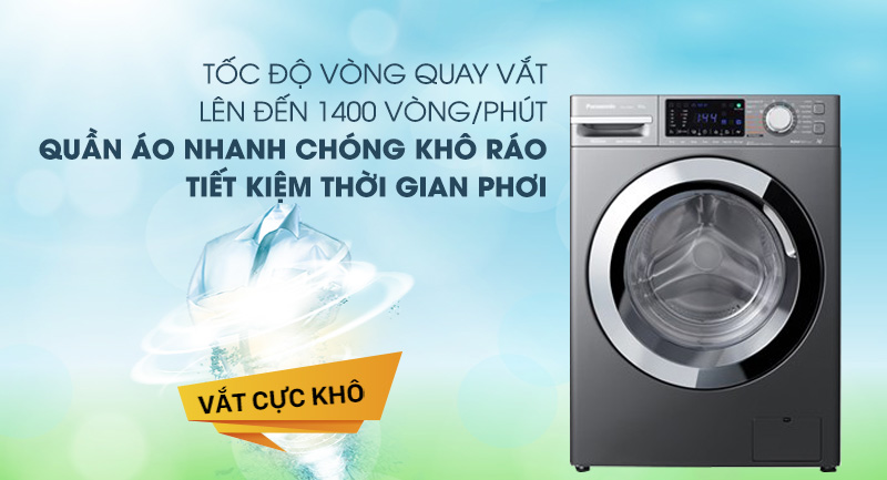 Máy giặt Panasonic 9.0 KG, điện máy Hoàng Thái quận 12