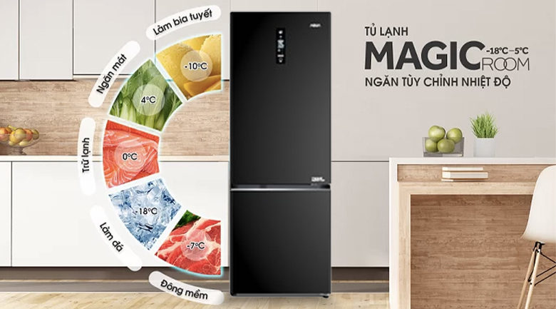 Tủ lạnh Aqua Inverter 324 lít AQR-B388MA(FB), điện máy Hoàng Thái quận 12