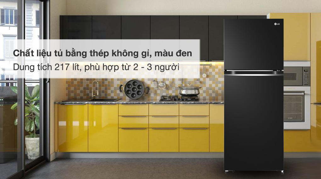 Tủ lạnh LG Inverter 217 lít GV-B212WB, Điện máy Hoàng Thái quận 12