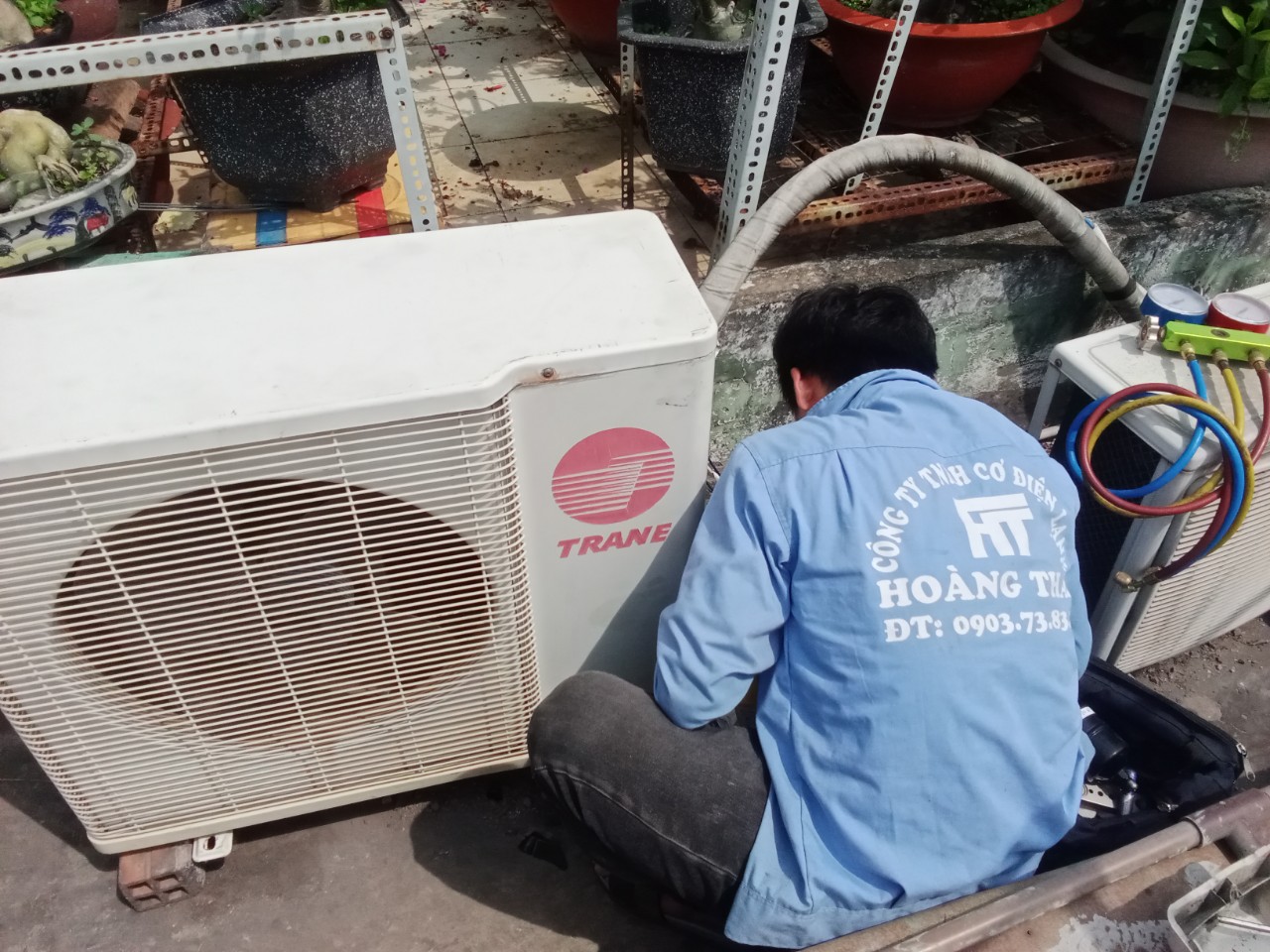 Vệ sinh máy lạnh quận 12, Điện máy Hoàng Thái quận 12