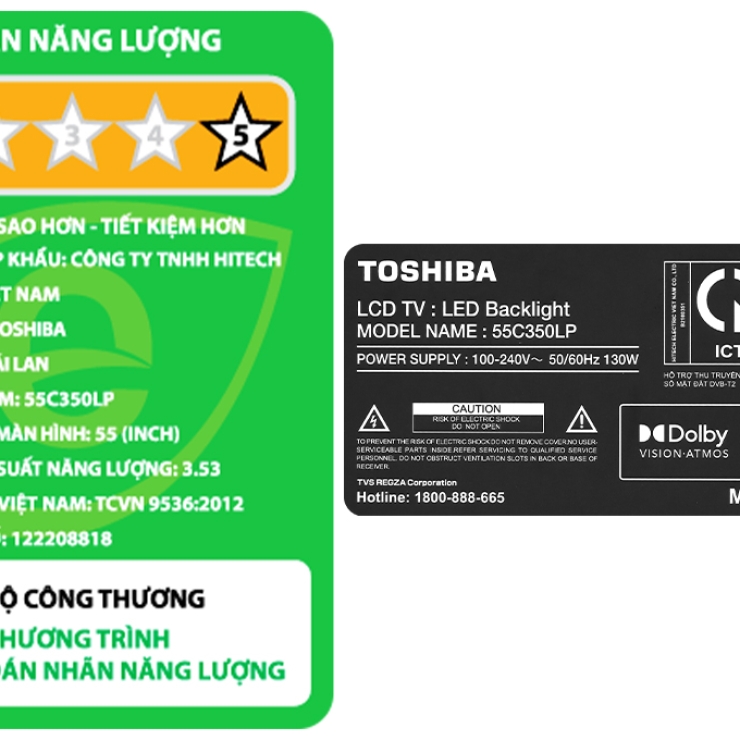 Google Tivi Toshiba 4K 55 inch 55C350LP